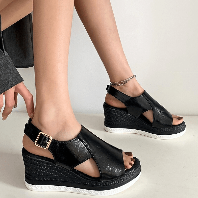 Baylie - Stijlvolle Metallic Sandalen