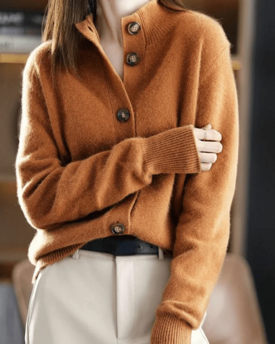 Claire | Retro Stijl Kasjmier Cardigan