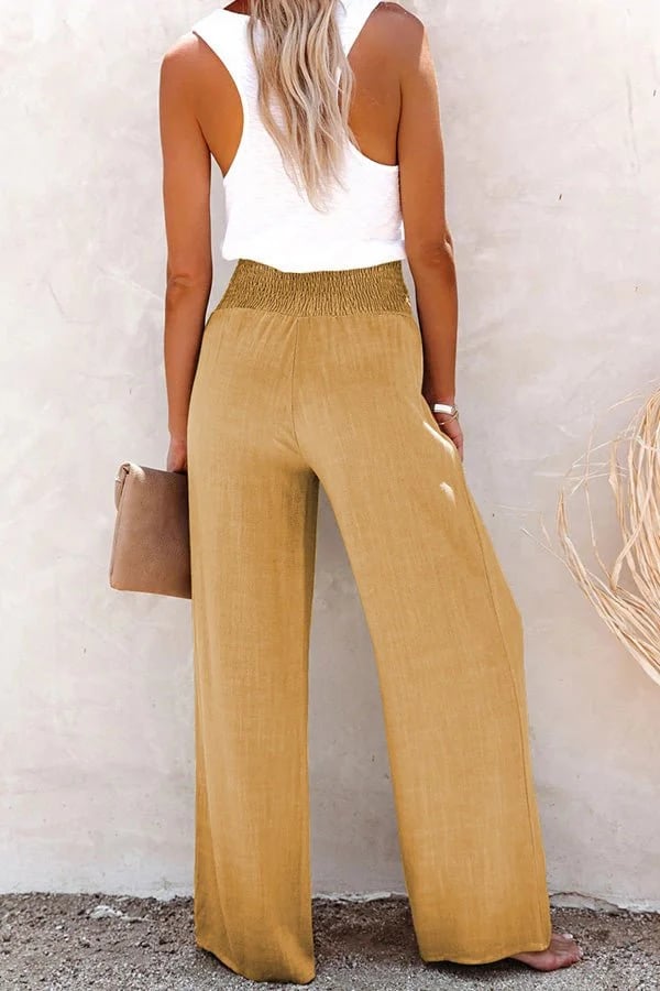 Riana - Hoge Taille Relaxed Broek
