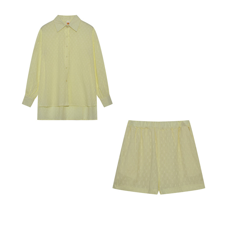 Elizabeth - Set van Blouse en Lichte Shorts
