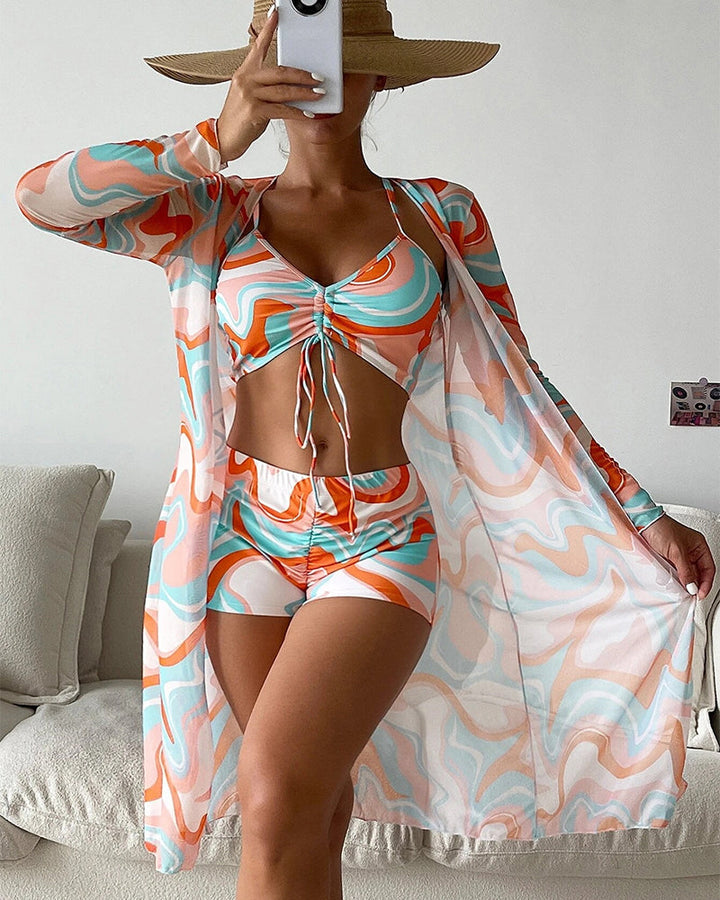 Laluna® | 3-delig bikini set met print
