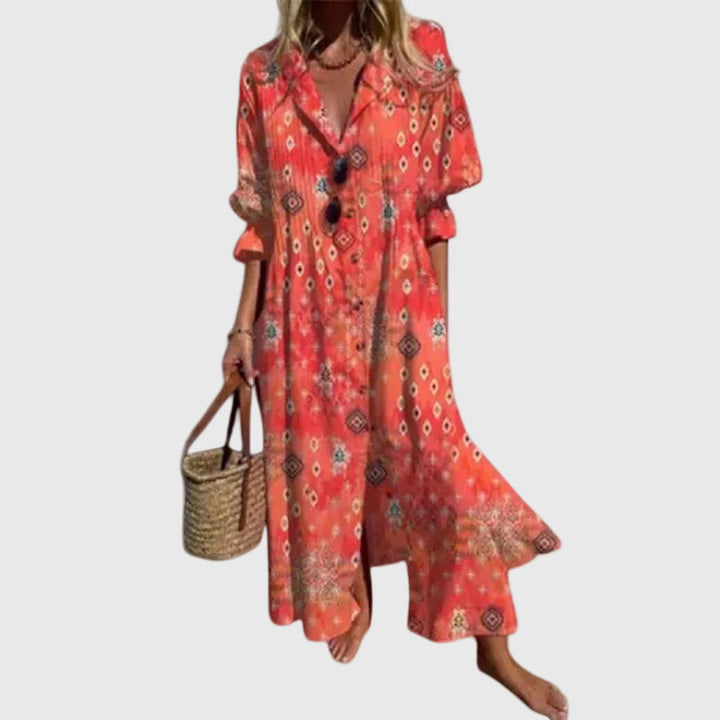 Zariah | Elegante Maxijurk in Boheemse Stijl