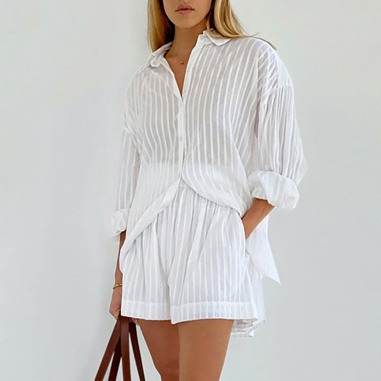 Viola | Set met overhemd en luchtige short