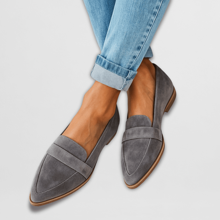 Helen | Zachte suède orthopedische slippers