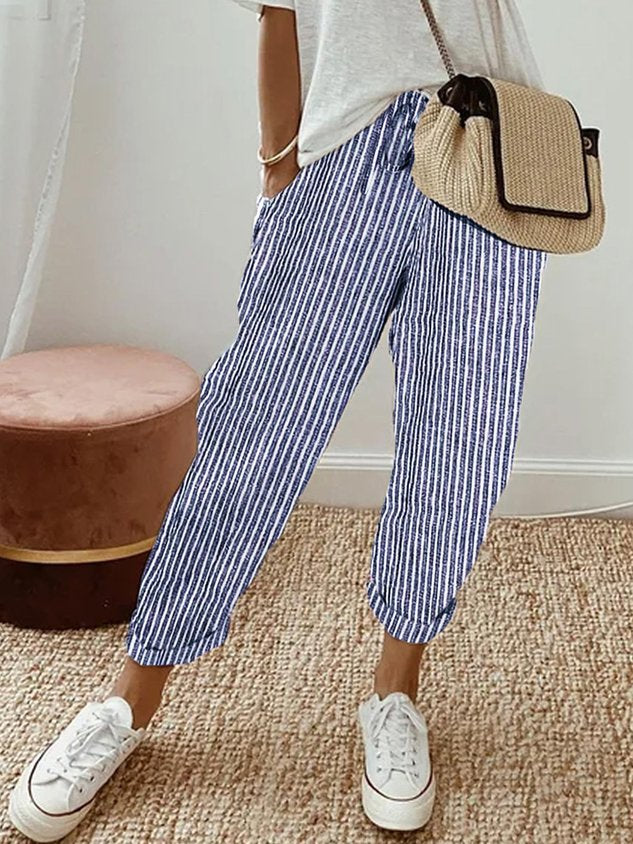 Elegante Comfortabele Vloeiende Broek