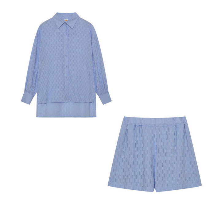 Elizabeth - Set van Blouse en Lichte Shorts