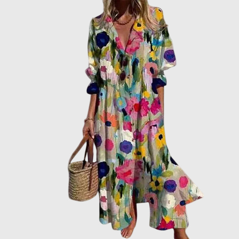 Zariah | Elegante Maxijurk in Boheemse Stijl