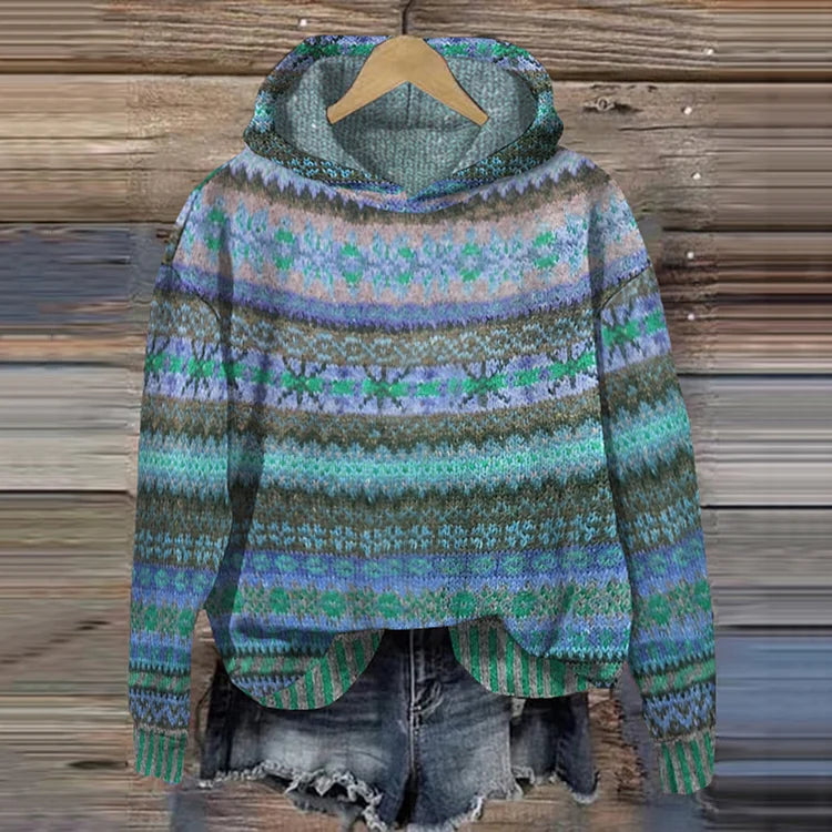 Gaby | Retro Etnische Sweatshirt