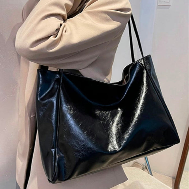 Patricia™ | Glanzende Leren Tas