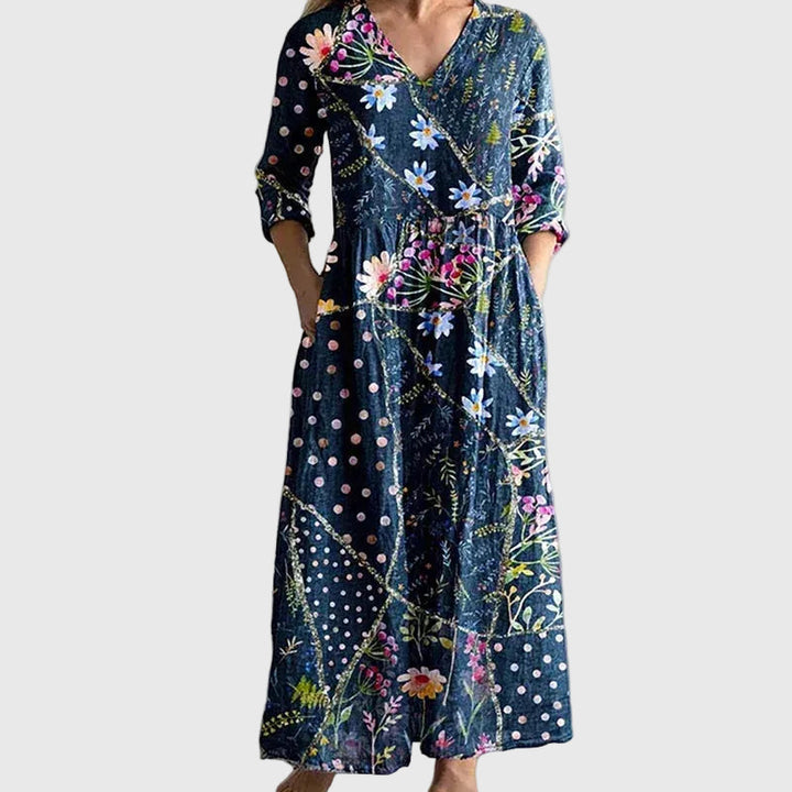 Saule | Maxi Jurk Elegante Beweging