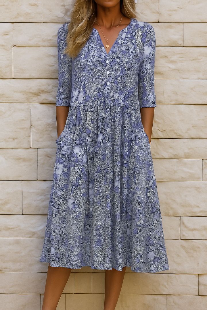 Harlow | Elegante Jurk met V-Hals