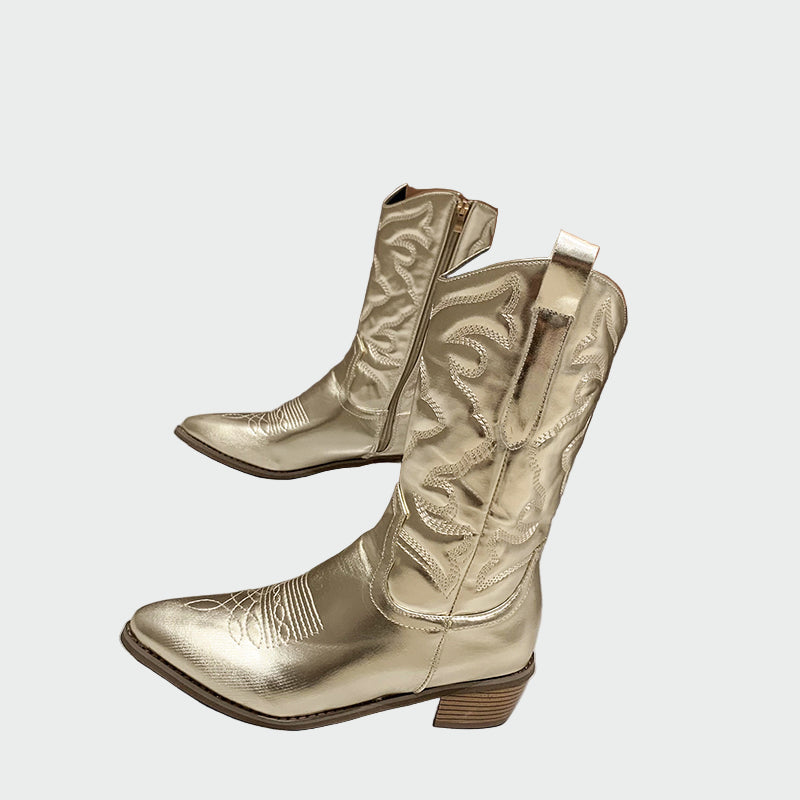 Annet | Metallic cowboylaarzen