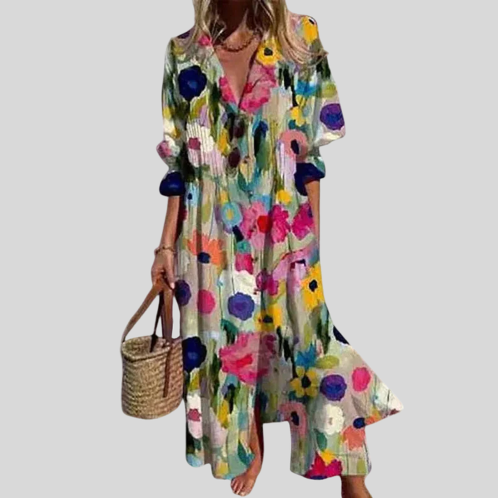 Zariah | Elegante Maxijurk in Boheemse Stijl