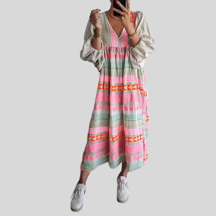 Jessenia - Boho Comfortabele Jurk