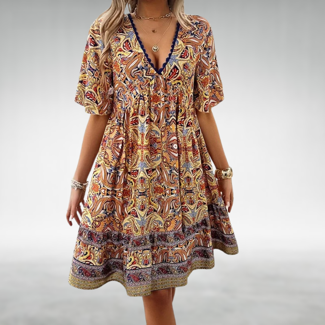 Quinley - Swing Boho Jurk