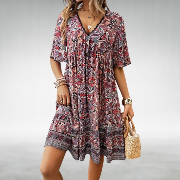 Quinley - Swing Boho Jurk