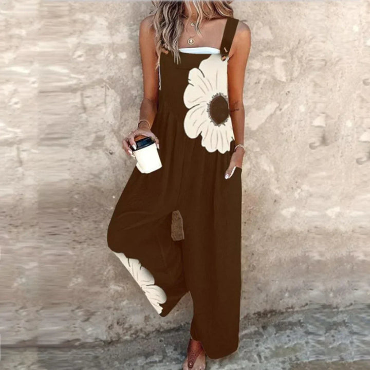 Comfortabele gedrukte overall