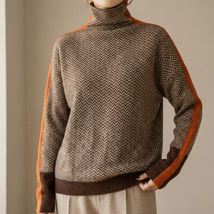 Eleanor | Hoge Herringbone Luxe Col