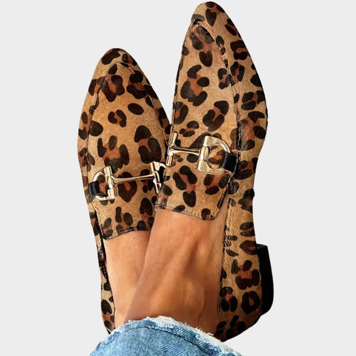 Gia - Elegante Leoparden Mocassins