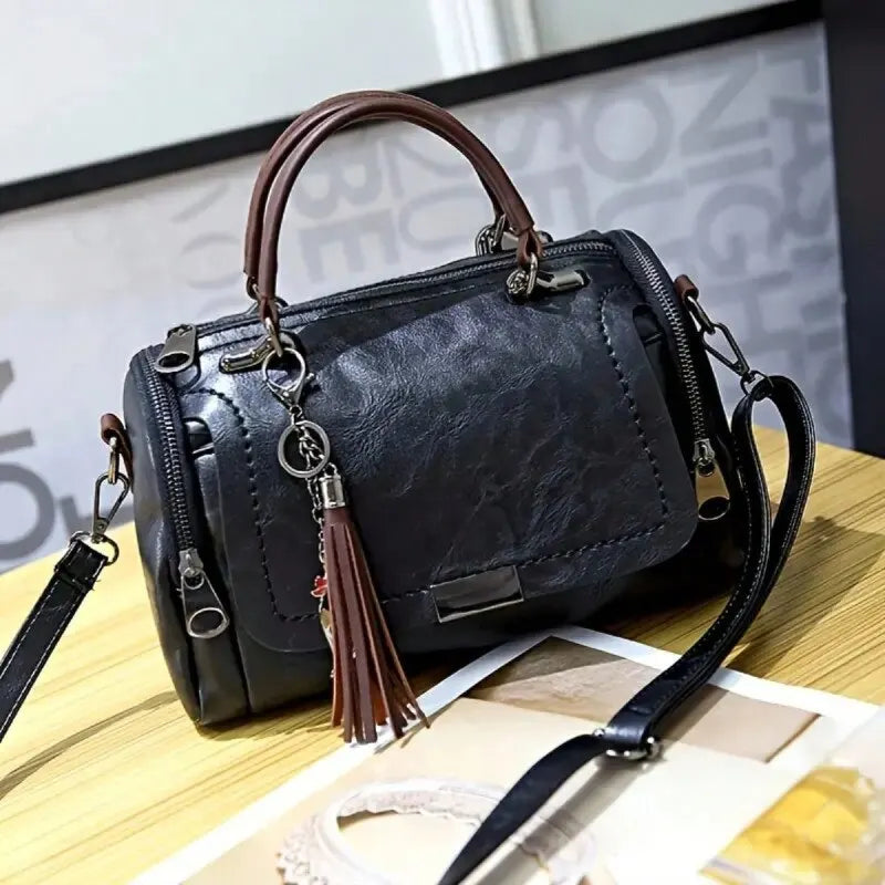 Julie™ | Textuur Leer Tas
