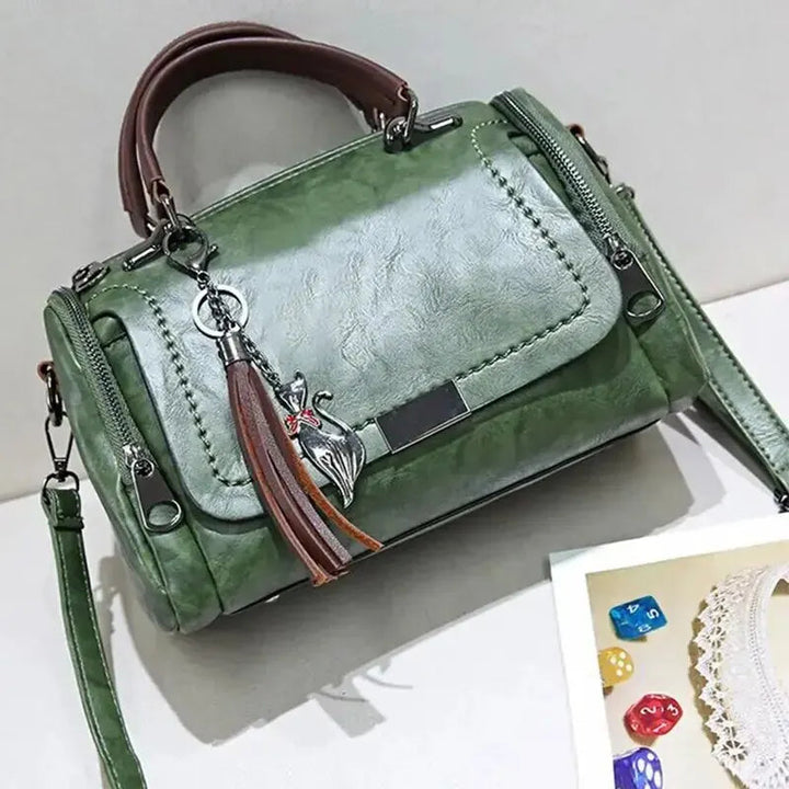 Julie™ | Textuur Leer Tas