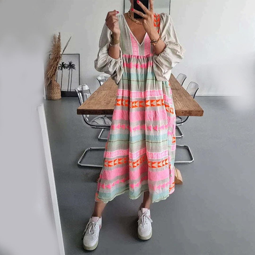 Jessenia - Boho Comfortabele Jurk