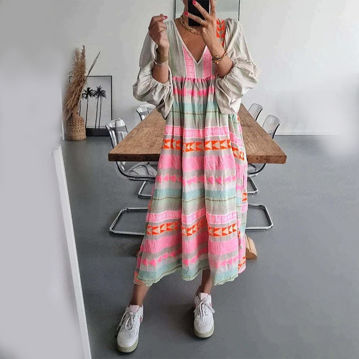 Jessenia - Boho Comfortabele Jurk