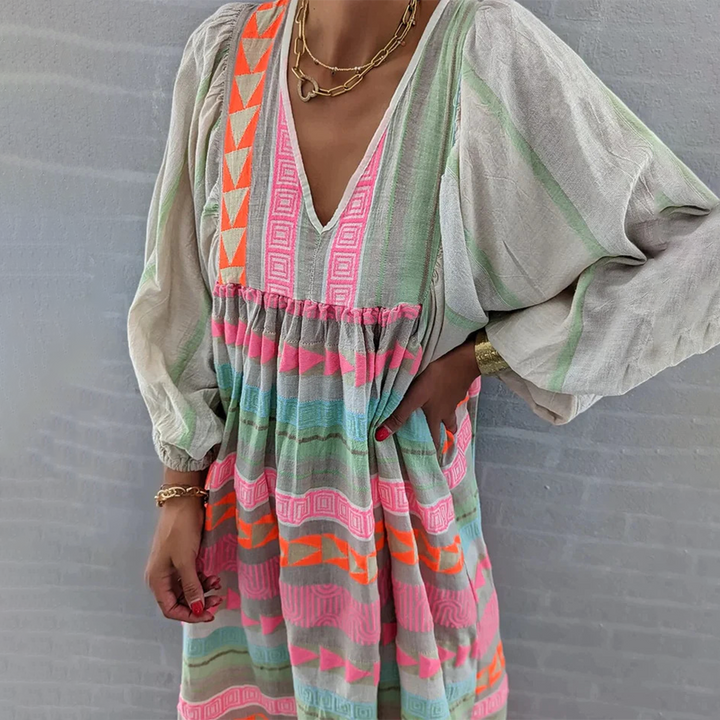 Jessenia - Boho Comfortabele Jurk