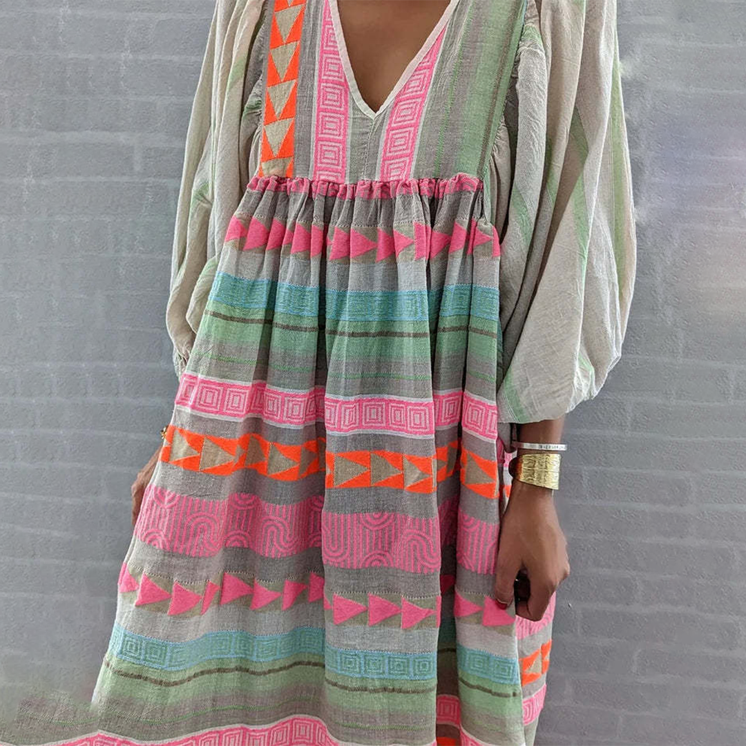 Jessenia - Boho Comfortabele Jurk