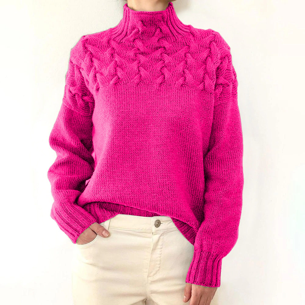 Nina | Warme gebreide coltrui