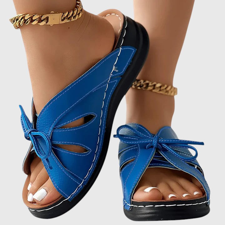 Darcy - Chic Instap Sandalen met Strik