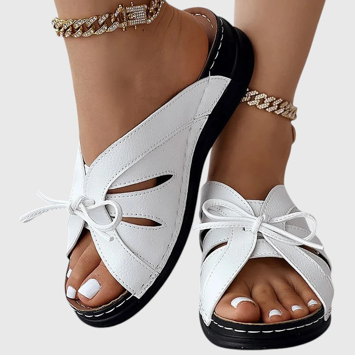 Darcy - Chic Instap Sandalen met Strik