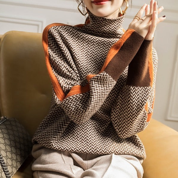 Eleanor | Hoge Herringbone Luxe Col
