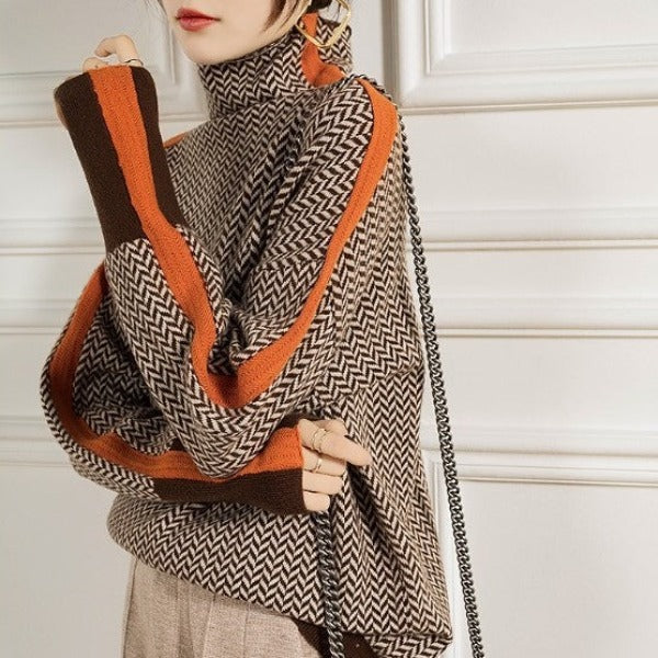 Eleanor | Hoge Herringbone Luxe Col