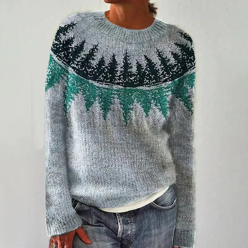 Cate | Klassieke Gebreide Pullover