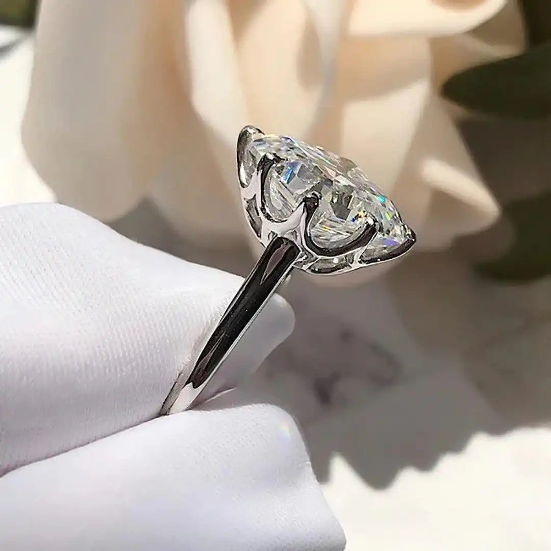 Tijdloze Gouden Cubic Zirconia Ring