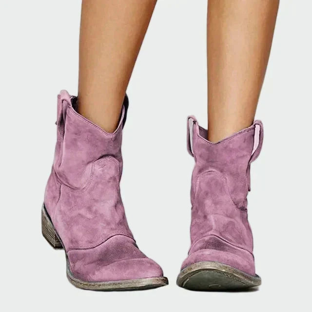 Sára - Retro laarzen in cowboystijl