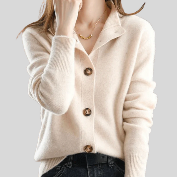 Claire | Retro Stijl Kasjmier Cardigan