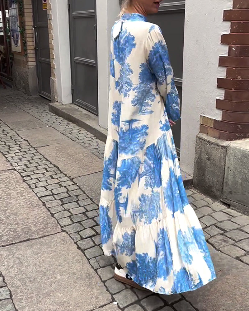 Ophelia - Lange Vloeiende Jurk