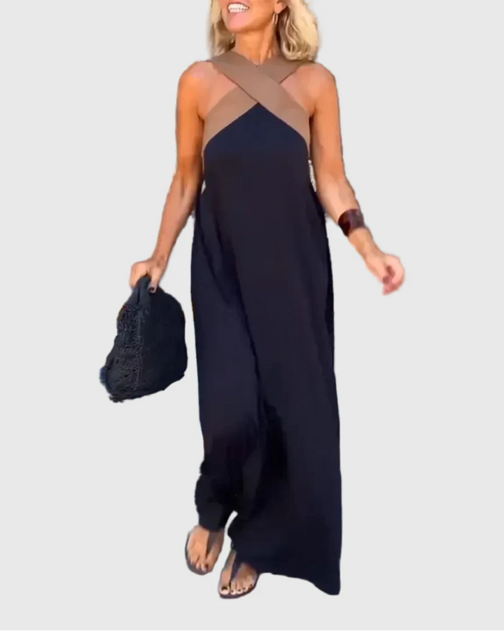 Elena | Maxi Jurk Vloeiend en Elegant