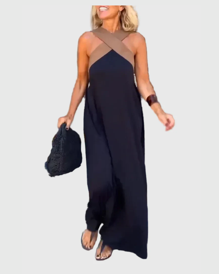 Elena | Elegante Maxi Vloeiende Jurk