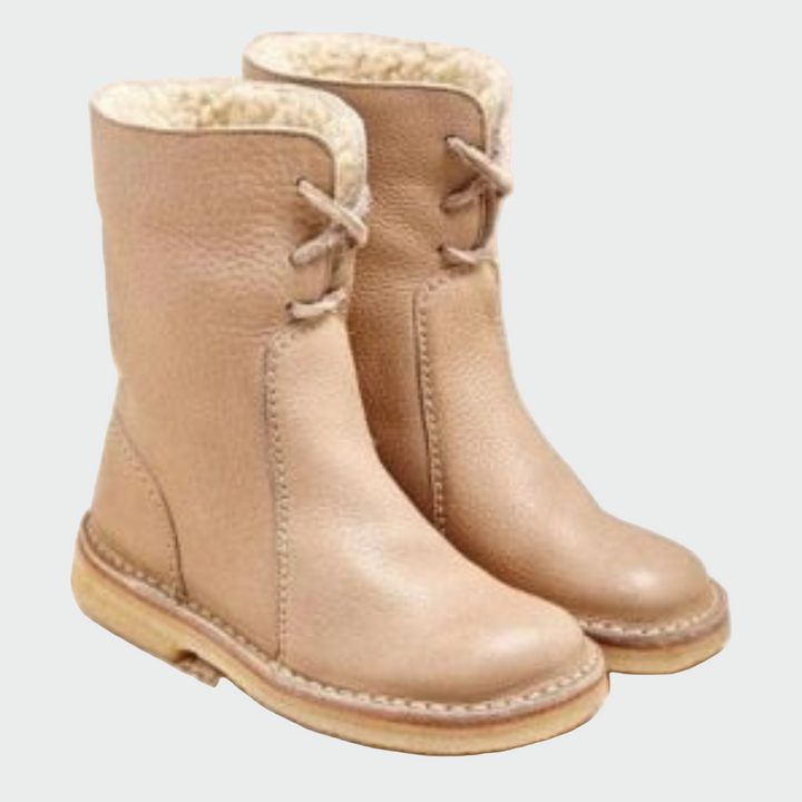 Valerie - Waterdichte leren schoenen met wollen voering