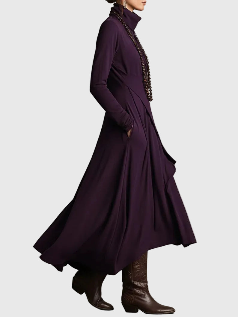 Violet | Maxijurk Plissé