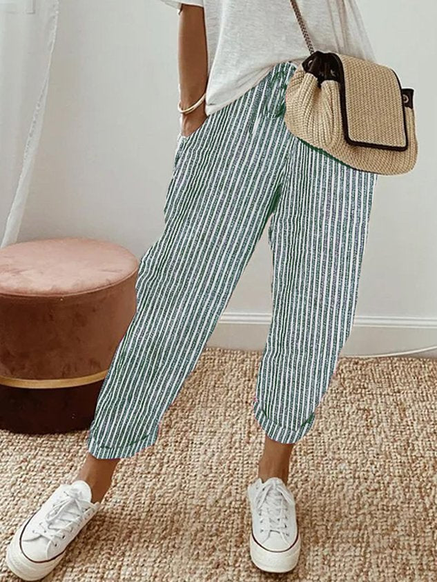 Elegante Comfortabele Vloeiende Broek