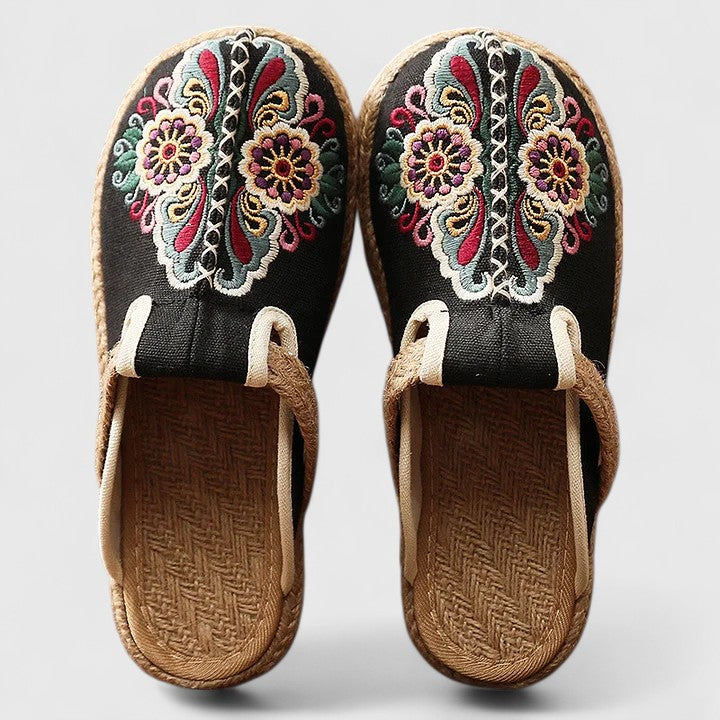 Catharina | Sandalen met borduurwerk