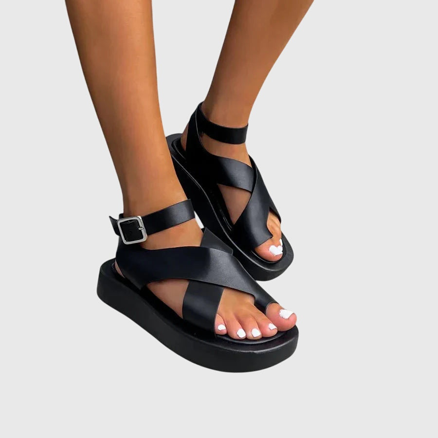 Bria - Dikke platformsandalen