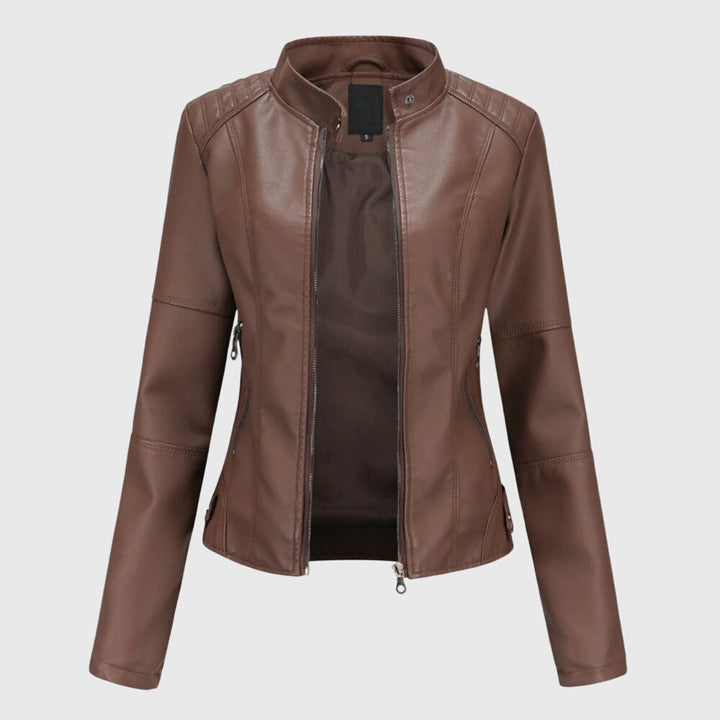 Giorgina™ - Elegante Leren Jas voor Dames