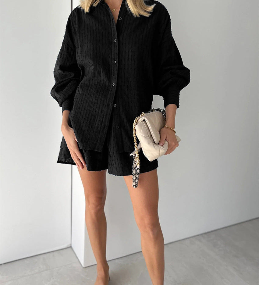 Elisabeth | Set van Blouse en Lichte Shorts