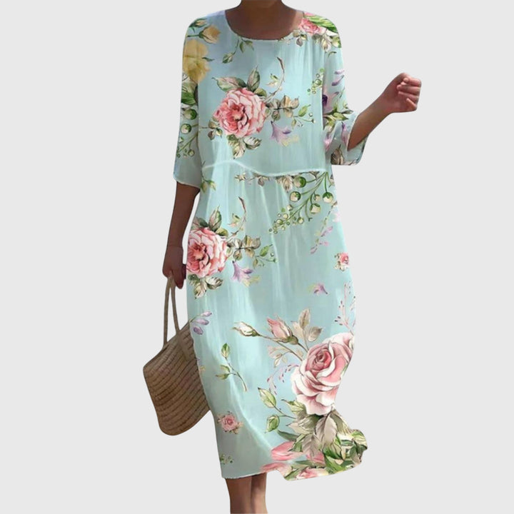 Hayley™ | Elegante Maxi Bloemenjurk