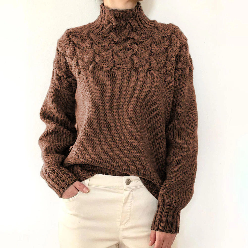 Nina | Warme gebreide coltrui